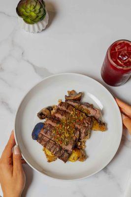 Chimichurri steak