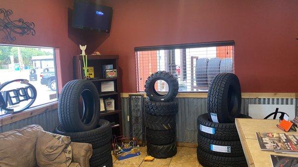 Comfortable air conditioned showroom