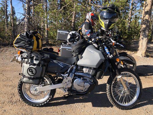 Riding trails near Bend.