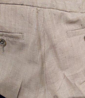 And even more holes burned into pants