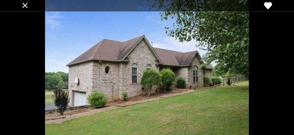 The perfect dream home in Columbia, TN that Mike and Tina Keil found for us.