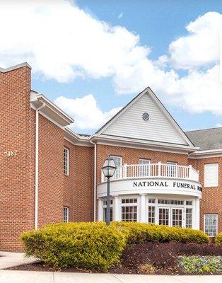 Entrance to the Funeral Home