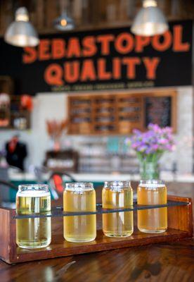 Choose from a variety of Cider Flights