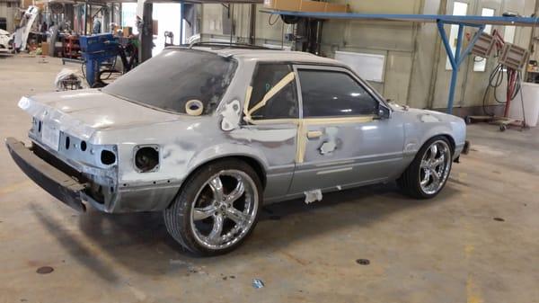 This is the BEFORE photo of project Mustang B.A.M. founder.