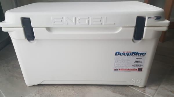 Engel 65qt. Deep Blue Performance Cooler.