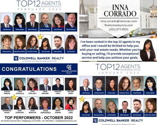 TOP 12 AGENTS