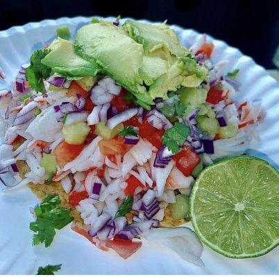 TOSTADA DE JAIBA