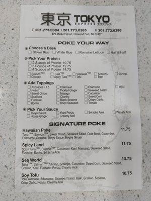 Poke Menu