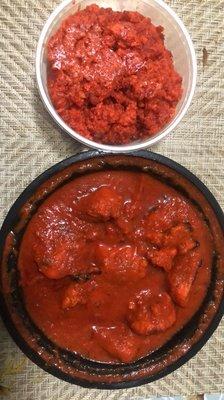 Chicken Tikka Masala Gajar Halwa