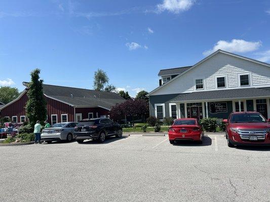 Outside view and parking