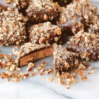 Pecan Toffee - Toffee loves will adore this melt-in-your-mouth treasure. www.puddinhill.com