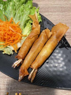 A5. Rocket Shrimp Rolls