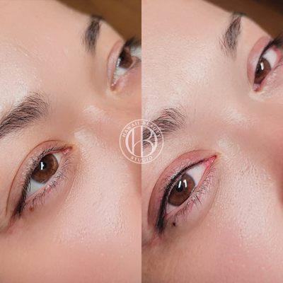 Lash enhancement with beauty spot