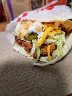 Spicy crispy Jack Wrap