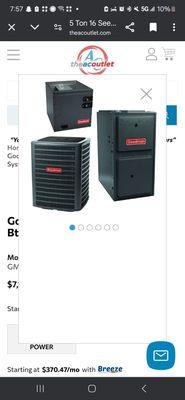 Need Hvac equipment call us any time we are certified dealers with the best equipment and pricing.