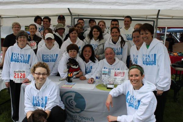 ESHC staff at the Kirkland Half Marathon and 5K