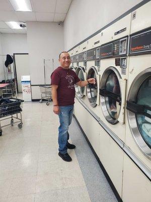 Edwin will assist you with your laundry needs! Attendant on duty most days between 10am-6pm. Bathroom open when attendant present.