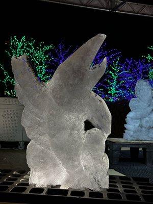 Ice sculpture.