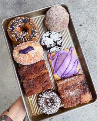 variety of vegan filipino baked goods