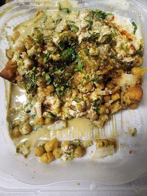 Samosa chaat.