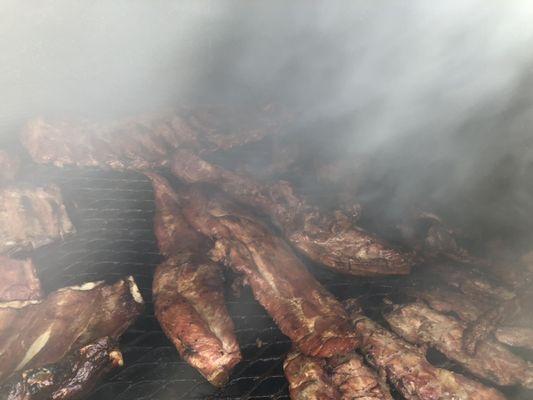 BBQ PORK BRISKET AND RIBS