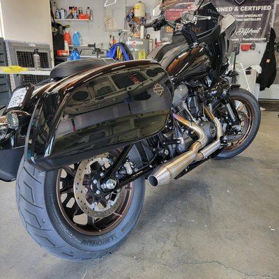 Paint correction and ceramic coating on this Harley Davidson Motorcycle