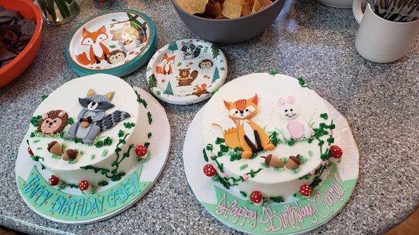 Adorable and delicious too!  The cake decorator is an artist.