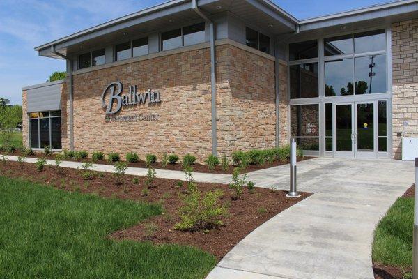 Exterior shot of the Ballwin Government Center