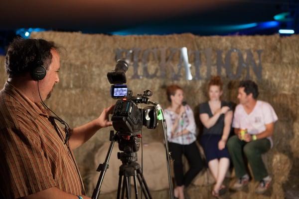 Filming Neko Case interview, 2012