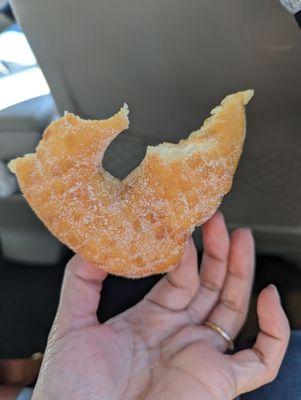 Sugar covered donut