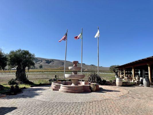 Outside the tasting room