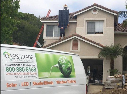 Oasis Trade Solar Installation