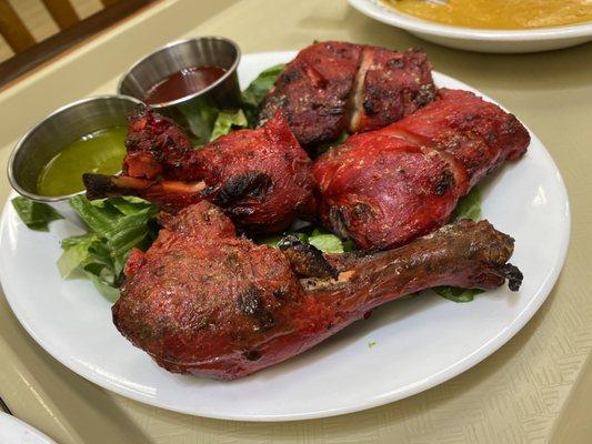 Tandoori chicken - so good!