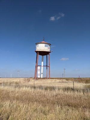 Britten Leaning Water Tower