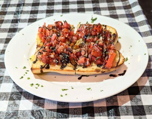 Bruschetta was really good