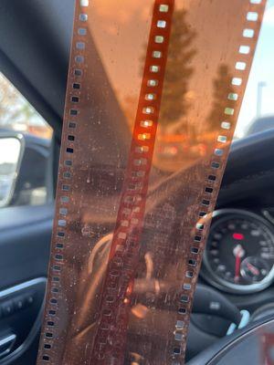 THE FILM THAT WAS NOT DEVELOPED AND IS ALL SCRATCHES