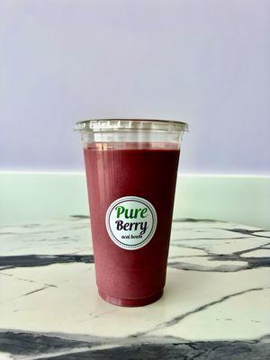 Try one of our delicious smoothies! Made with no ice or water!