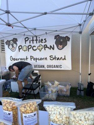 Pitties Popcorn is delicious! They're supporting my favorite breed and doing great things for the rescue community!!