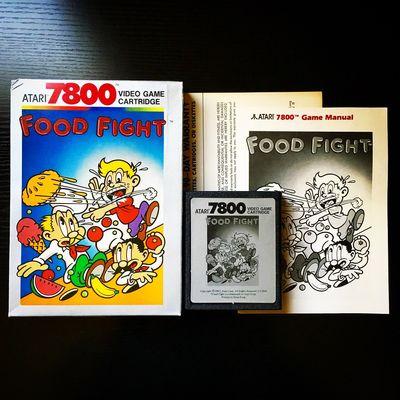 Atari 7800 game Food Fight (1987).