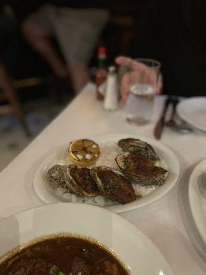 "BBQ" Gulf Oysters