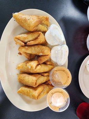 Boudin fried with ranch and remoulade sauce