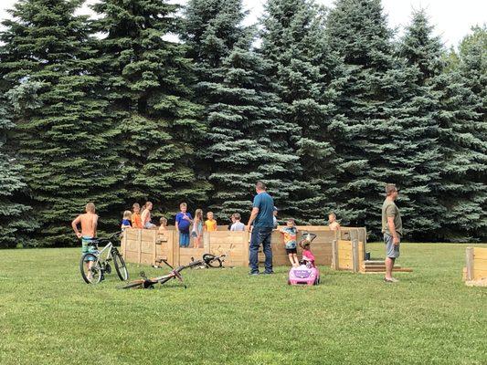 Gaga ball pit