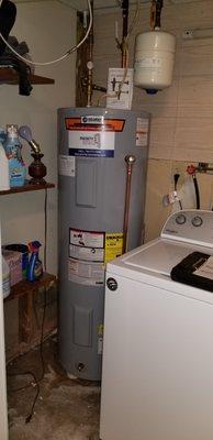 50-gallon Electric Water Heater with Tank Booster for More Hot Water