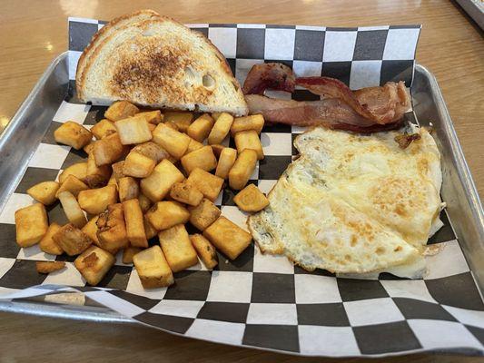 Breakfast plate.