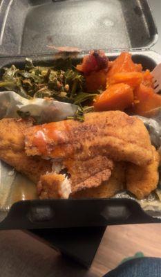 Fried whiting & 2 sides