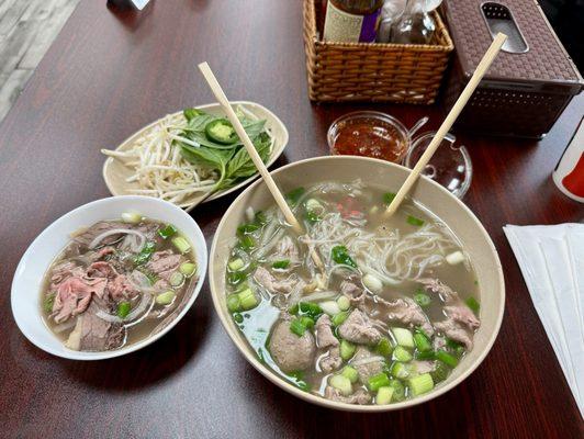 # 1 Special Pho with a $3 side of extra meat