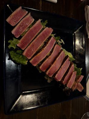 Seared ahi appetizer