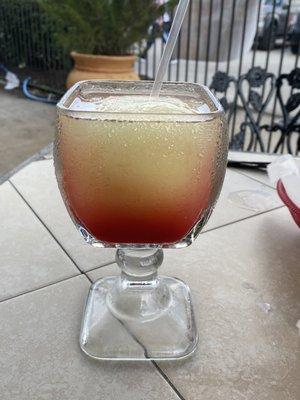 Raspberry Margarita On The Patio