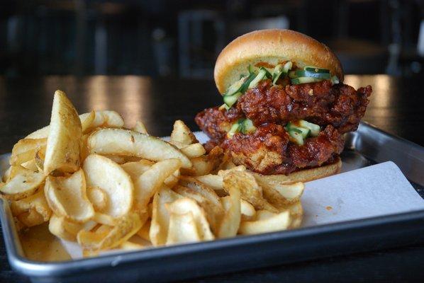 Nashville Hot Fried Chicken Sandwich