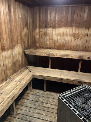 Sauna in health spa